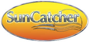 A yellow and orange oval with the word " oncatch ".