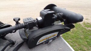 Minn Kota trolling motor mounted on boat