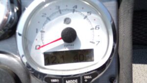Marine tachometer with digital display